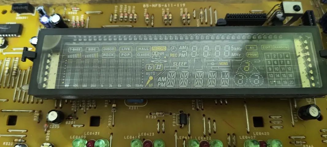Placa Frontal Mini System Aiwa NSX V70 - Aparelhos de Som - Jardim