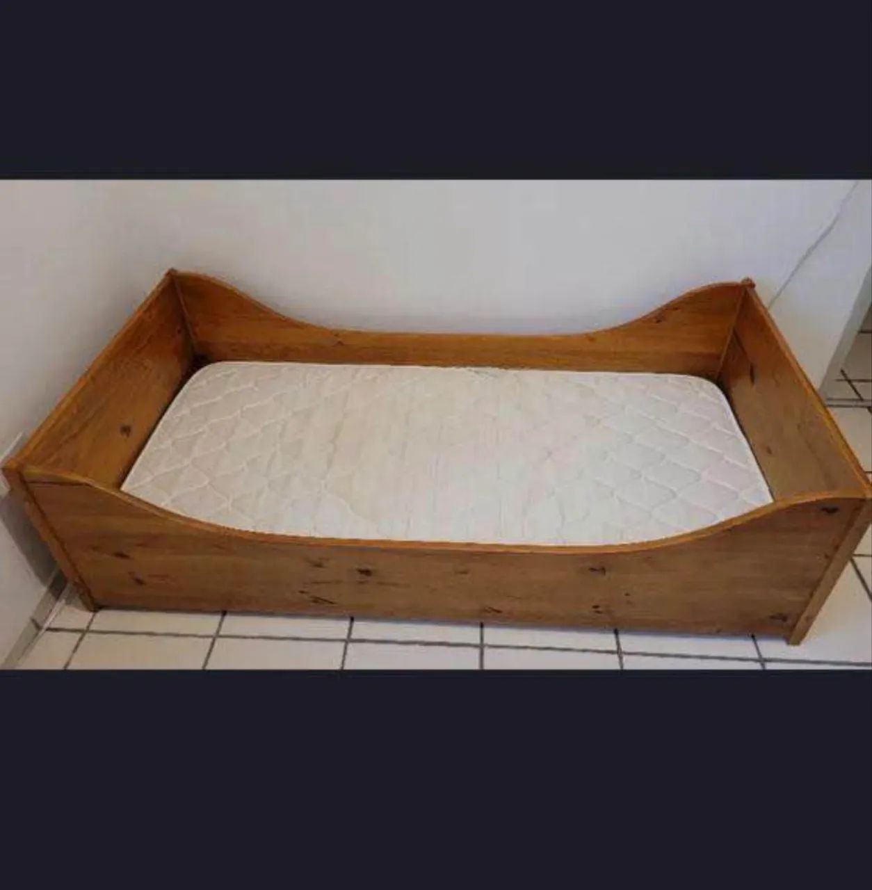 cama infantil madeira 