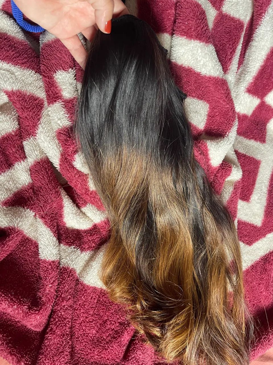 Vendo cabelo humano 60 cm - Foto 2