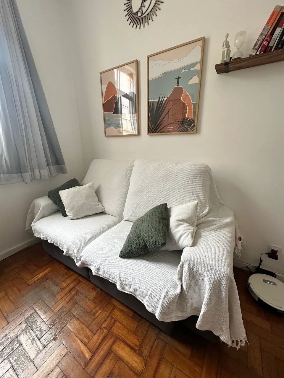 Sofá Cinza 3 lugares Retrátil e Reclinável  - Foto 2