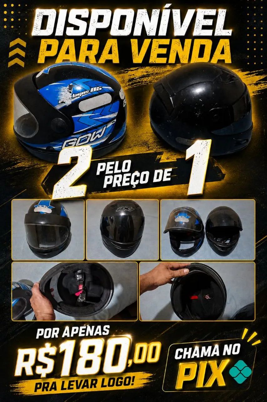 Capacetes baratos
