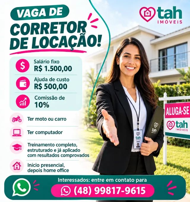 Vaga: Corretor(a) de Locação