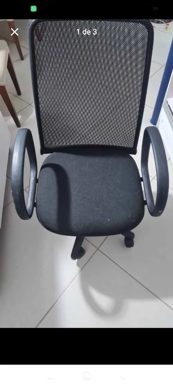 Cadeira escritório giratória 