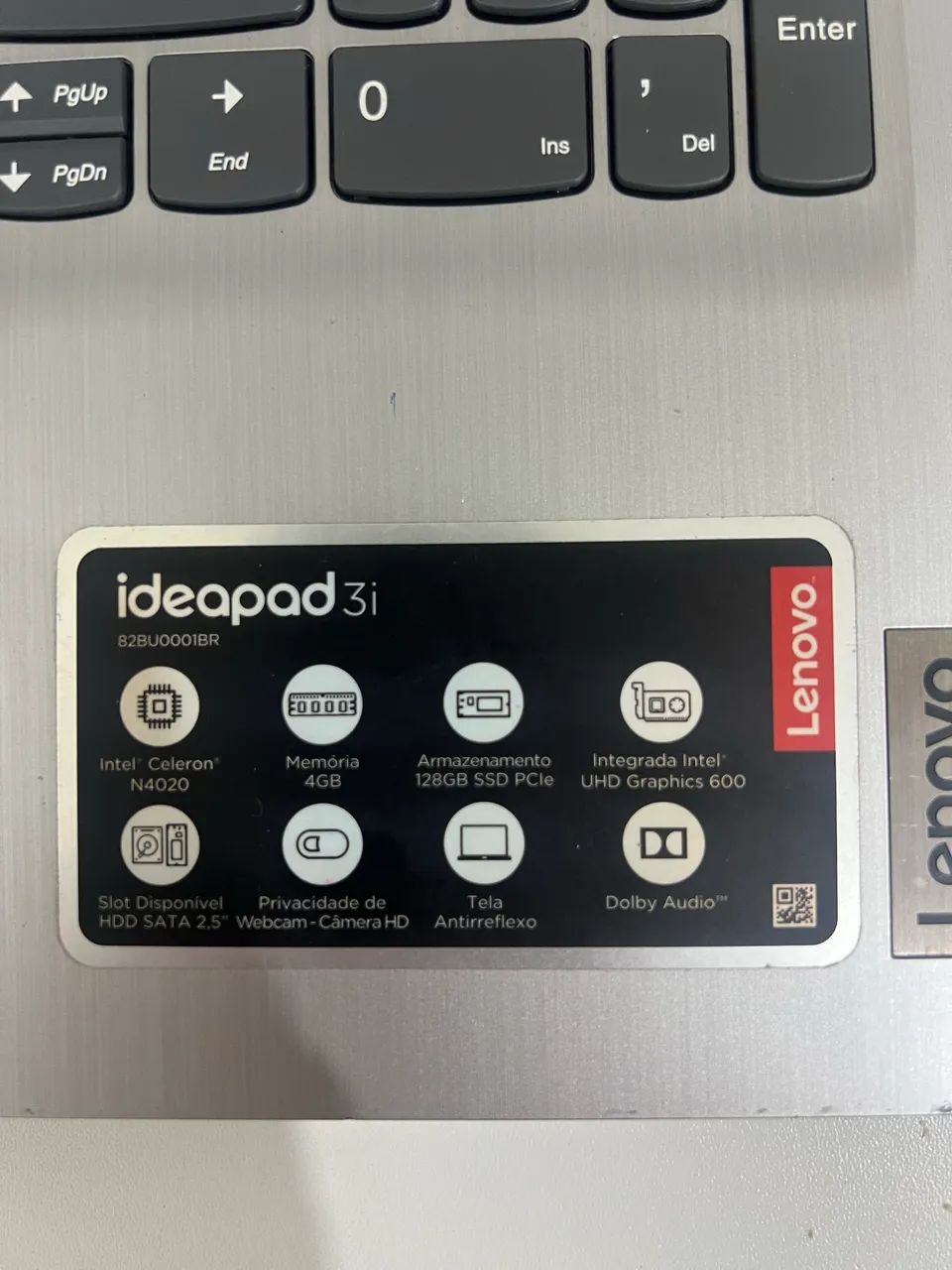  Notebook  Modelo: Lenovo IdeaPad 3 15IGL05  - Foto 2