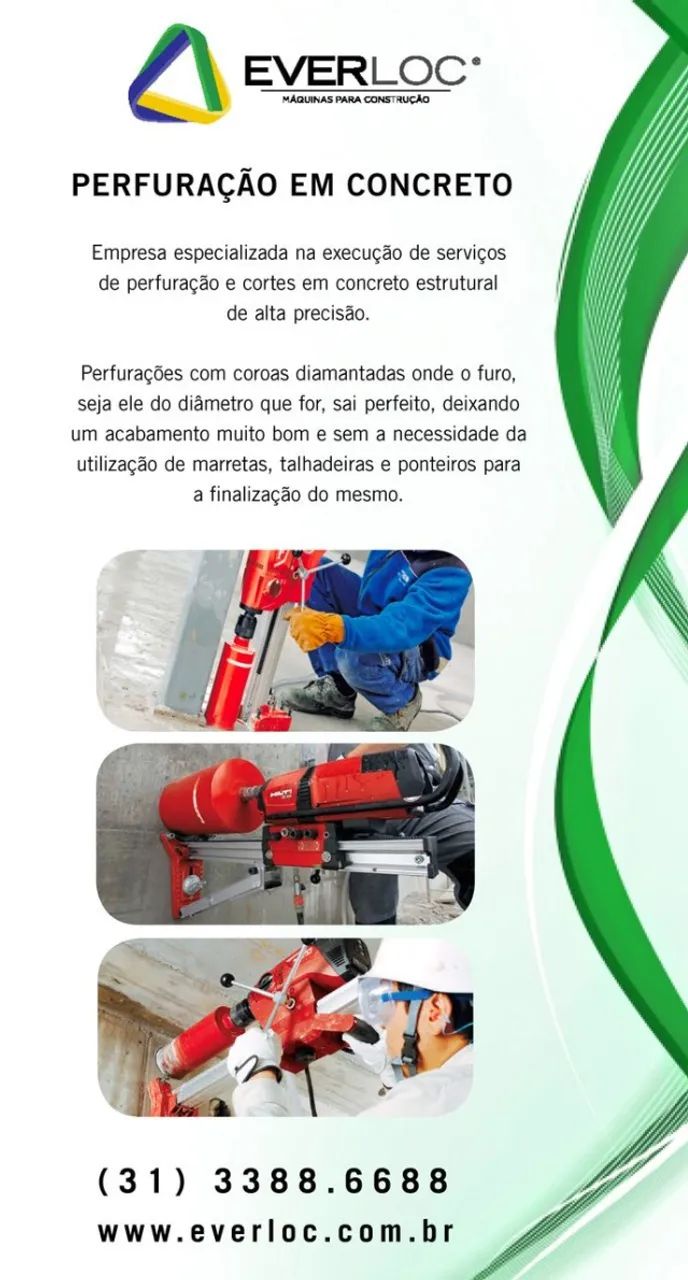 FUROS EM CONCRETO EM BH E REGIAO  - Foto 2