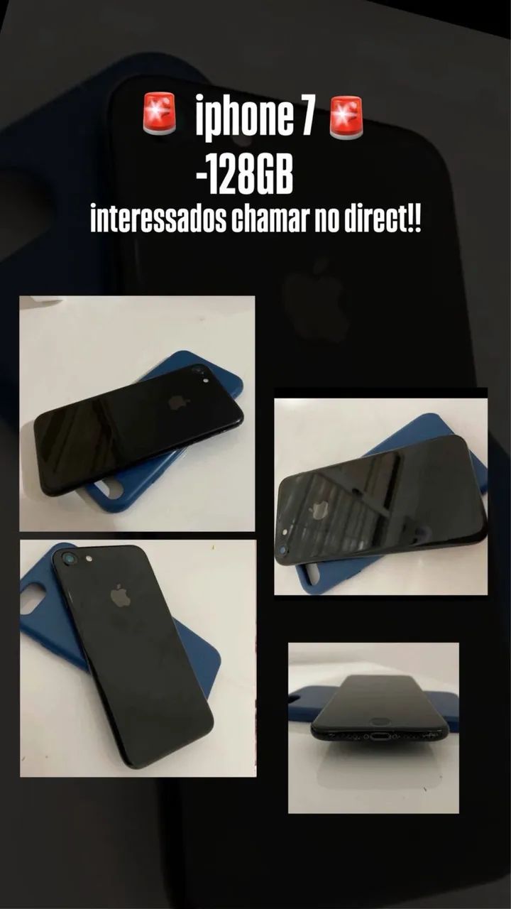 iPhone 7 128 gb Preto - Foto 5