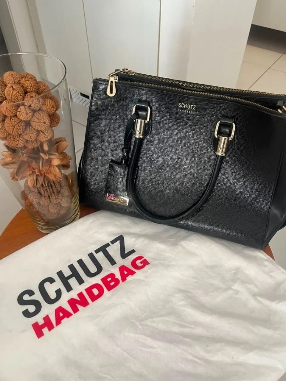 Bolsa Schutz Lorena Grande Couro Legítimo