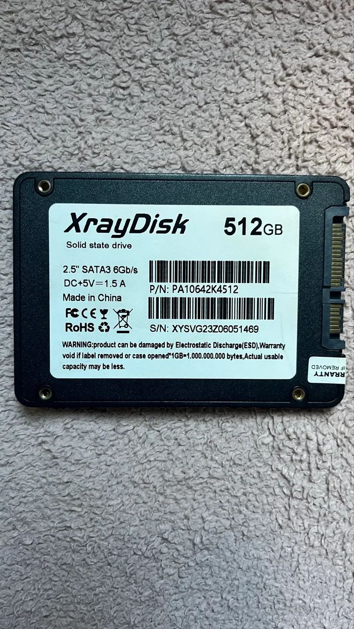 SSD XrayDisk 512GB Troco ou vendo - Foto 2