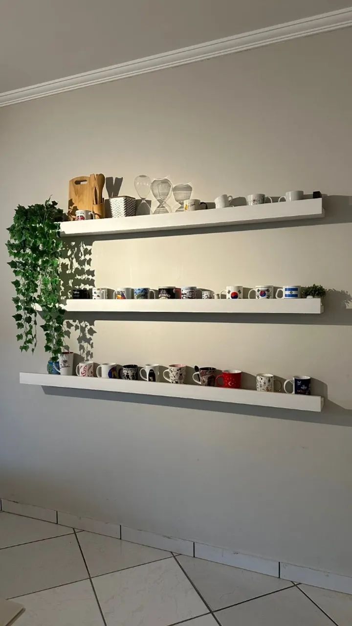 Prateleira decorativa em MDF 