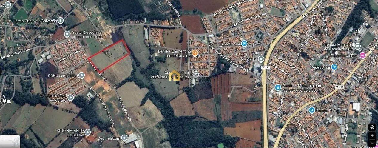 Área Industrial em Capela do Alto/SP.