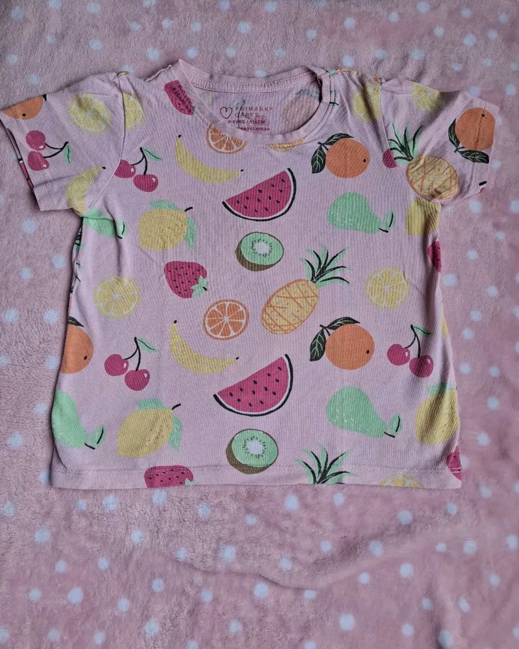 Blusa infantil frutas - Primark