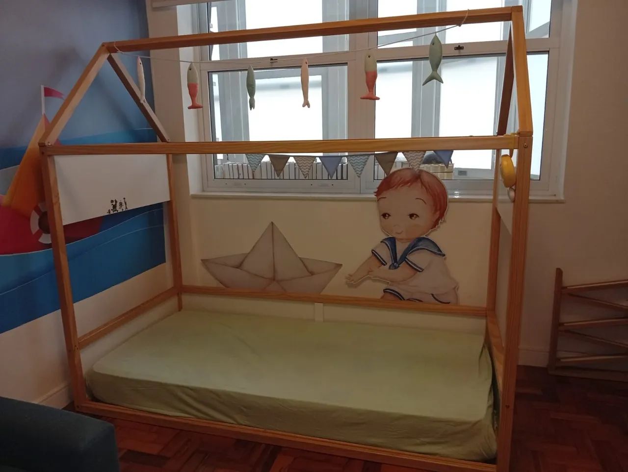 CAMA  INFANTIL CASINHA  COM COLCHÃO  - Foto 3