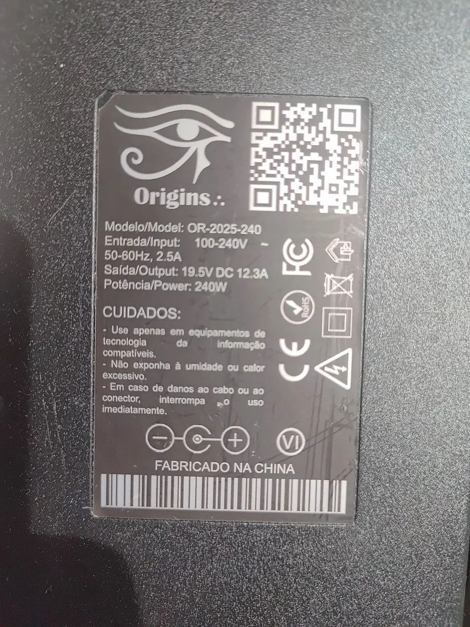 Carregador DELL M6600