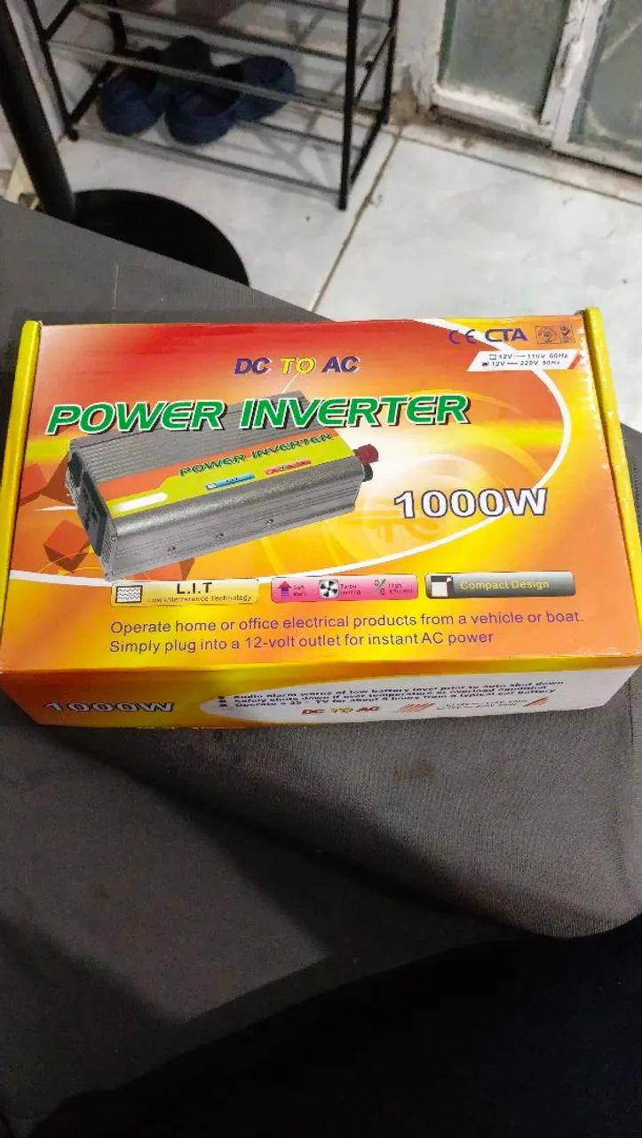 Inversor de Tensão 12v / 220v  - Foto 5