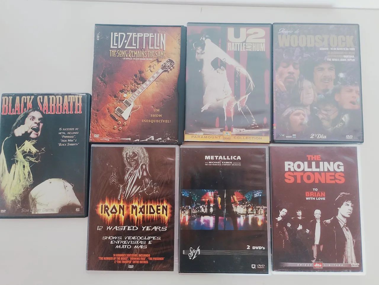  DVDs originais Rock Diversos 