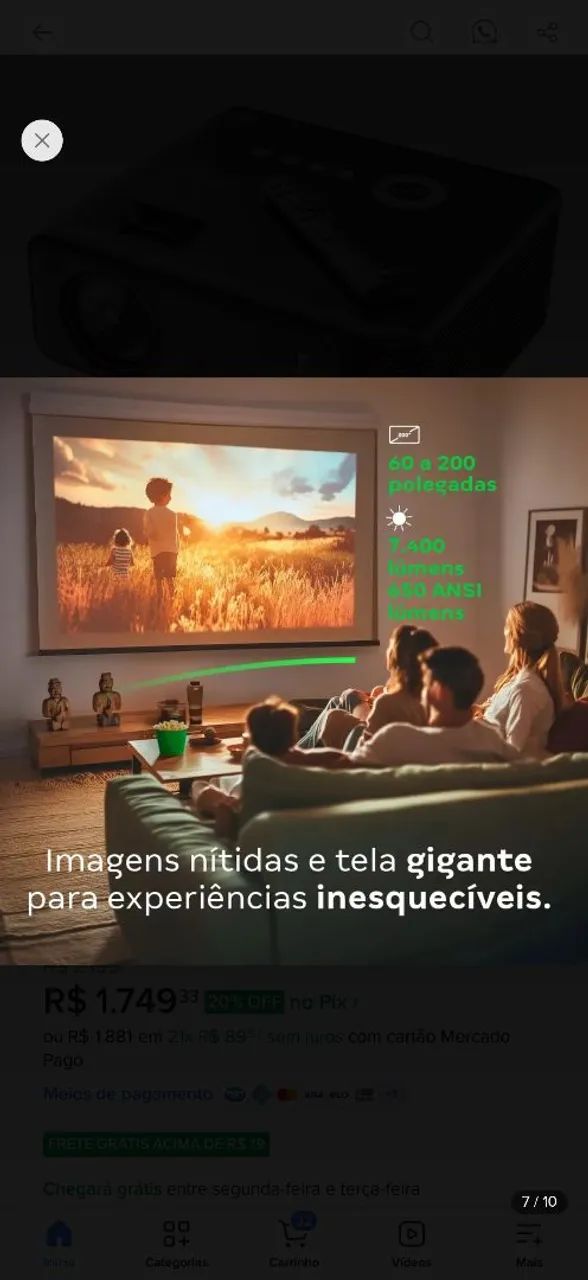 Projetor Intelbras Novo - Foto 2