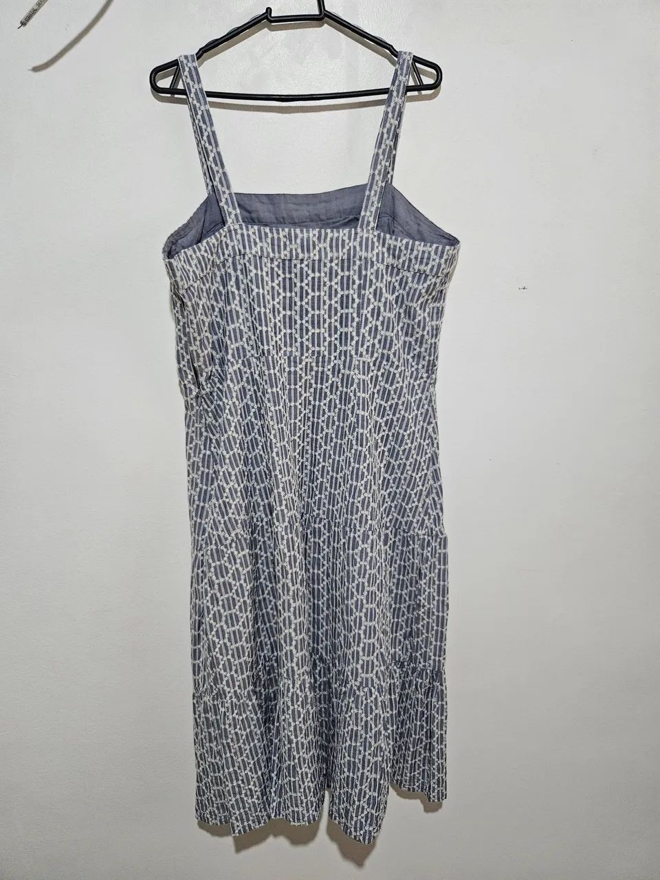 Vestido azul e branco longo - Foto 2