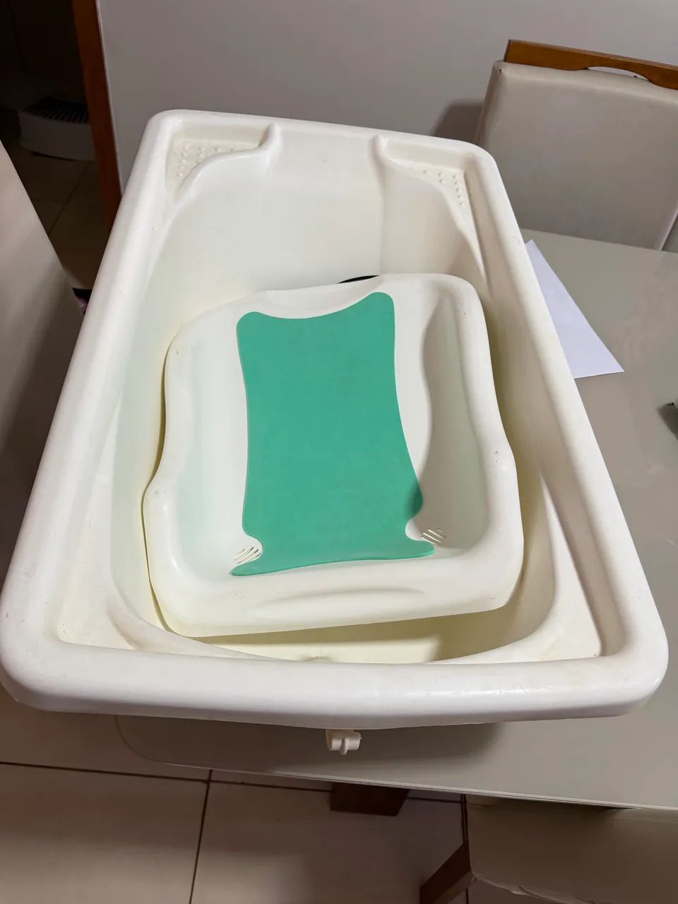 Banheira de bebe com trocador - Foto 2
