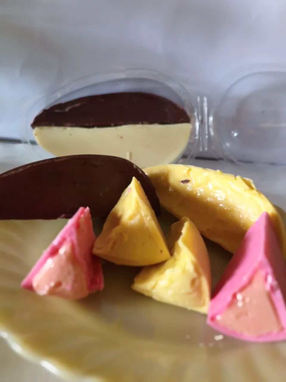 Ovo de páscoa de colher e fatias trufado  - Foto 3