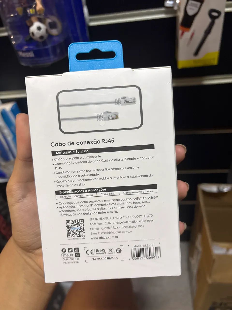 Cabo de Rede  CAT6 RJ45 - 2M - Foto 2