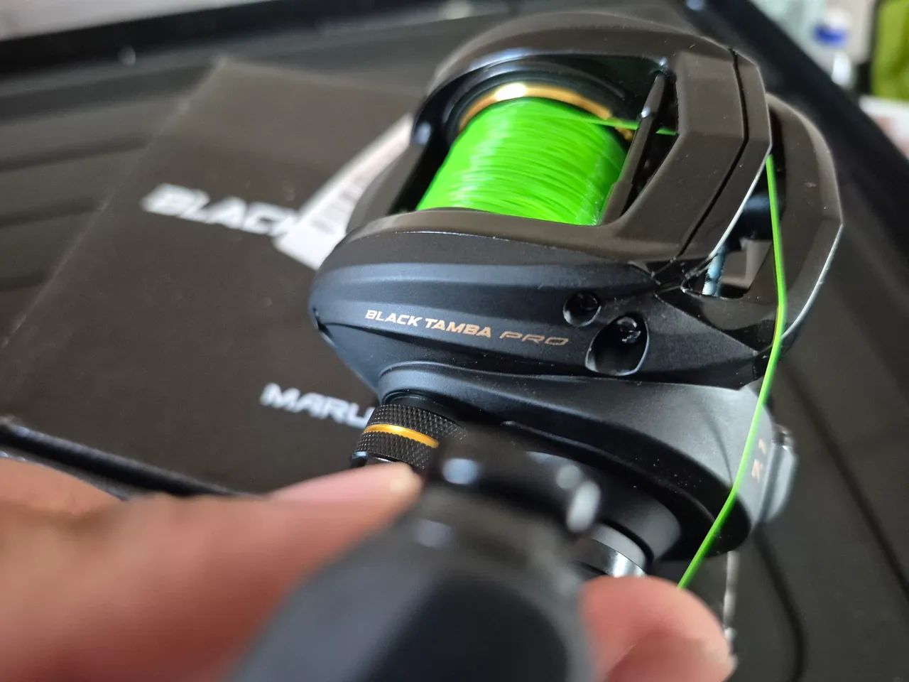 Carretilha de Pesca Black Tamba Pro Maruri Canhoto - Foto 3