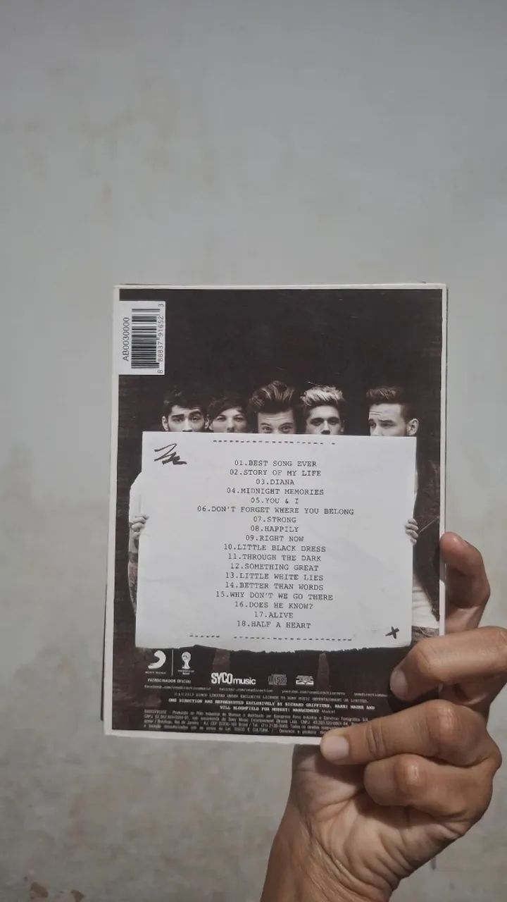 Cd one direction Midnight memories NUNCA USADO deluxe - Foto 5