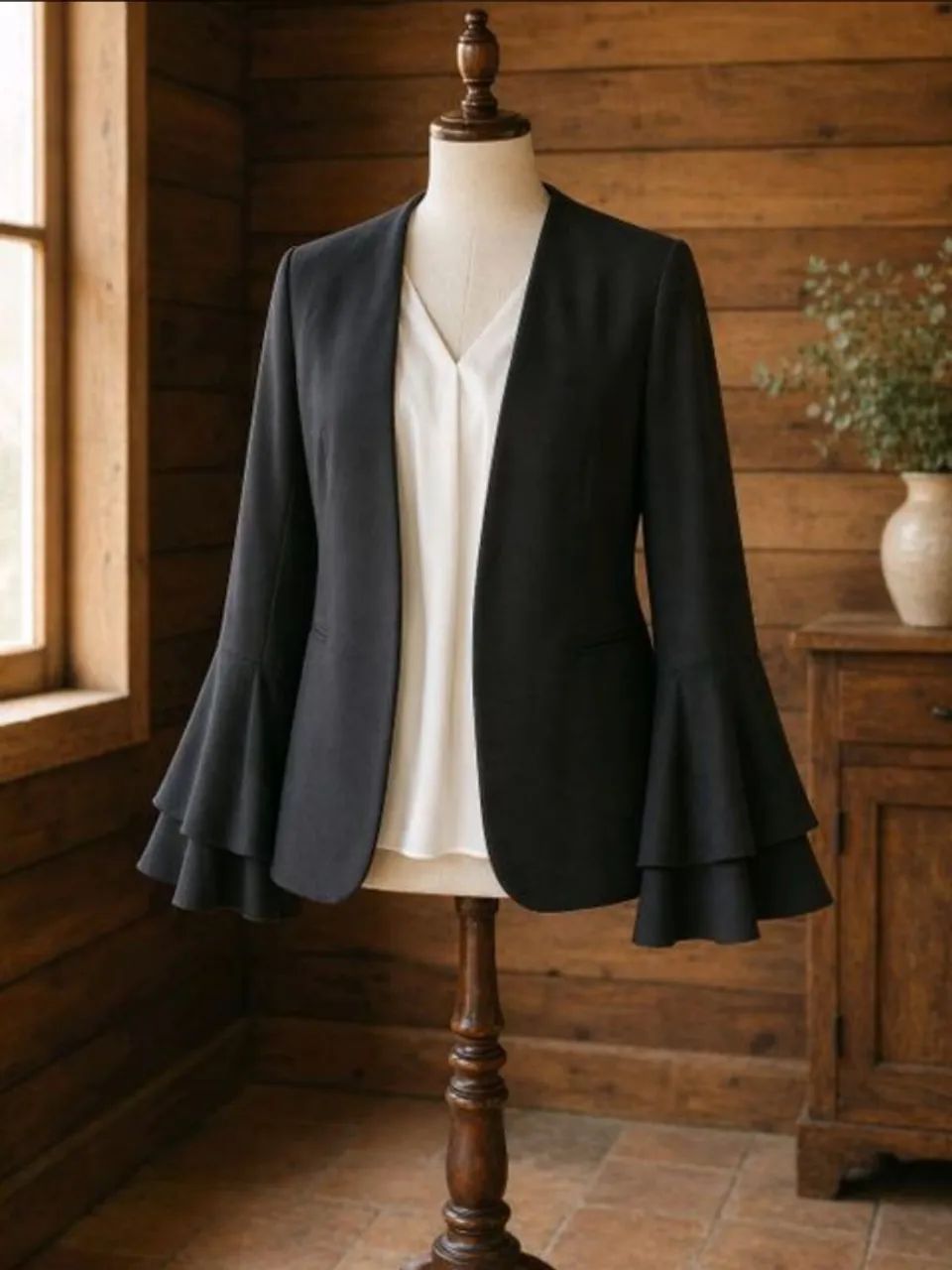 Blazer preto elegante  - Foto 2