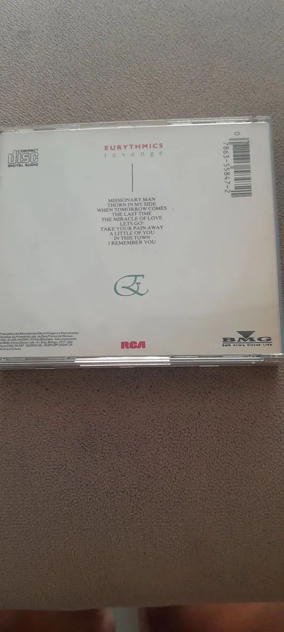 Cd eurythmics Revenge  - Foto 2