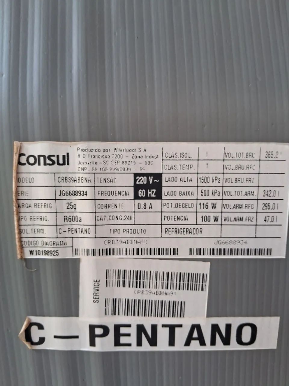 Geladeira Consul SemiNova - Foto 4