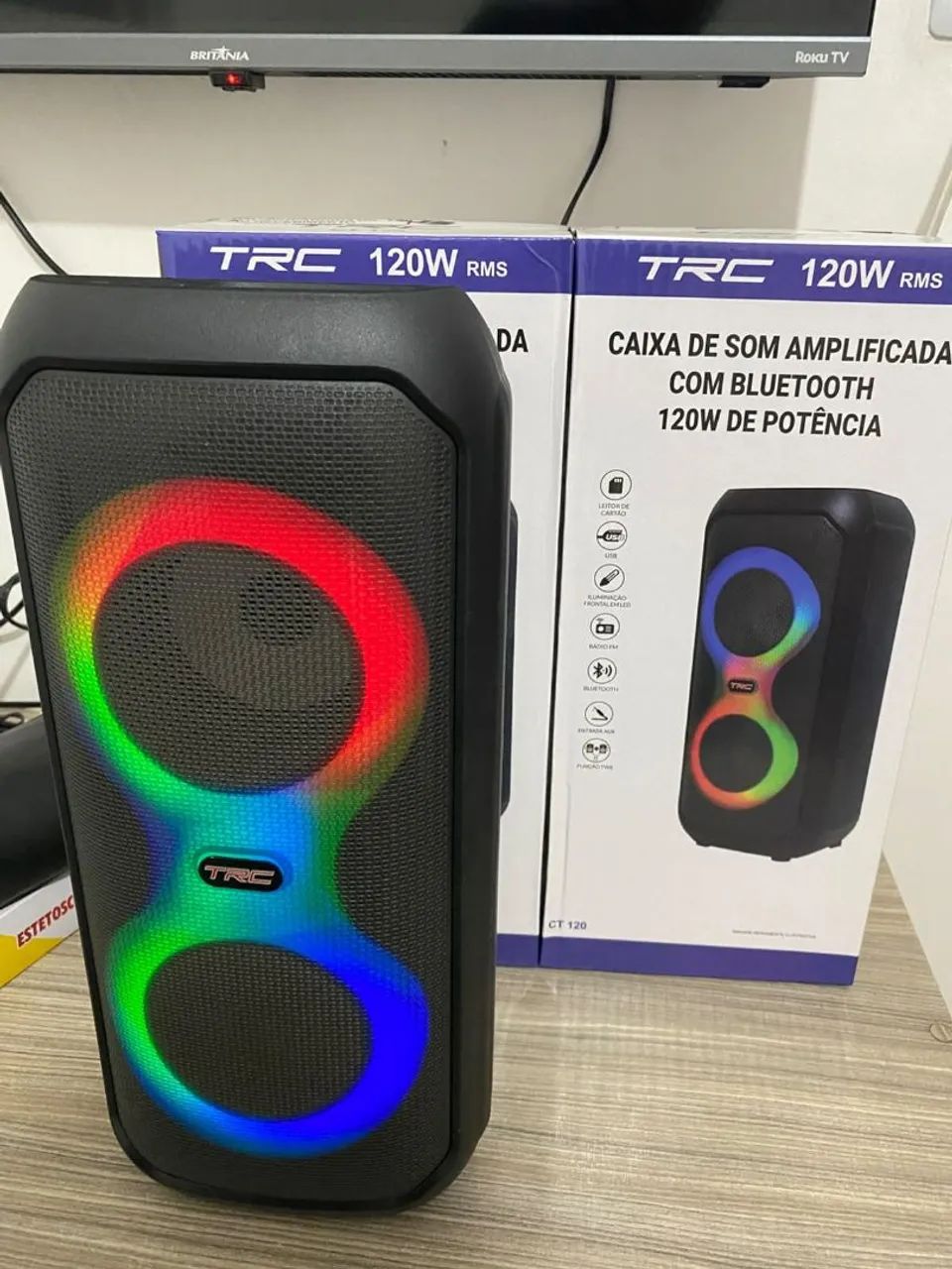 CAIXA DE SOM TRC 120W - Foto 2