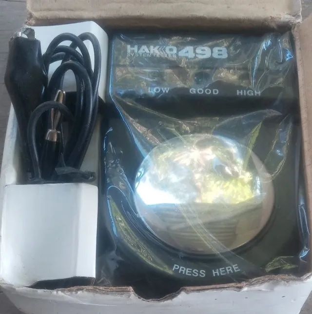 Testador portátil para pulseiras ESD