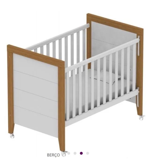 Berço mini cama gran Vitória  + ninho yogi baby - Foto 2