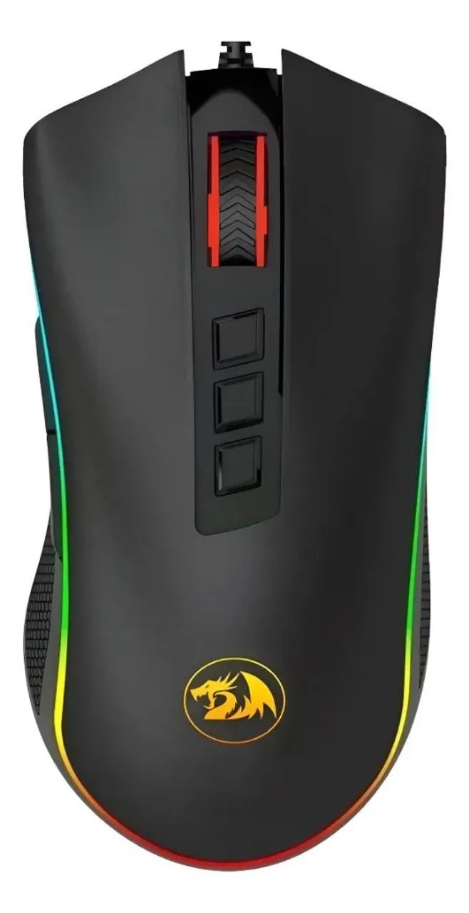 Mouse Gamer Redragon Cobra V3 Preto RGB - Foto 2