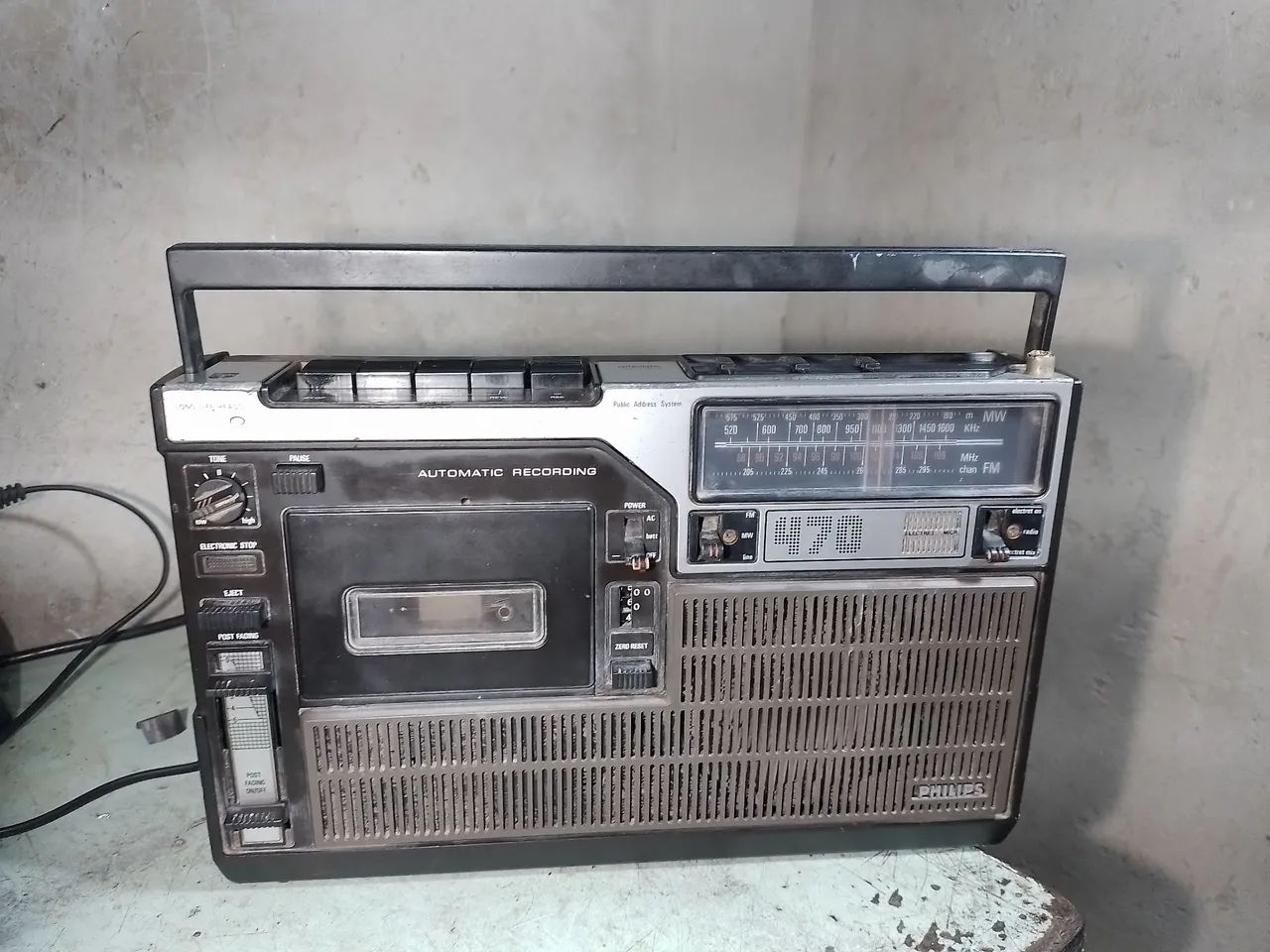 Rádio Gravador Philips Ar 470 (Sucata)