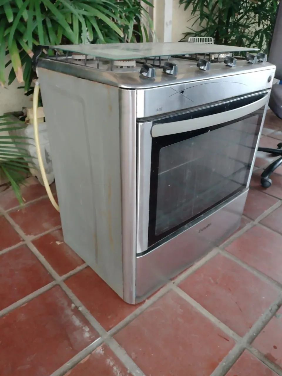 Fog ão Esmaltec inox 5 bocas  - Foto 2