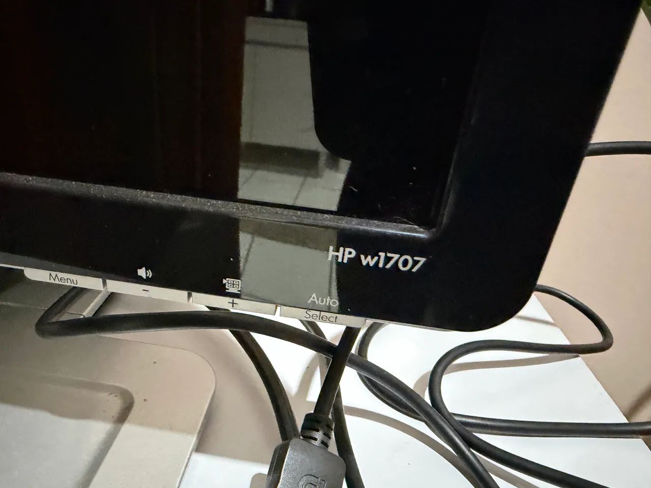 Monitor HP w1707 LCD 17" Widescreen - Funcionando Perfeitamente - Foto 2
