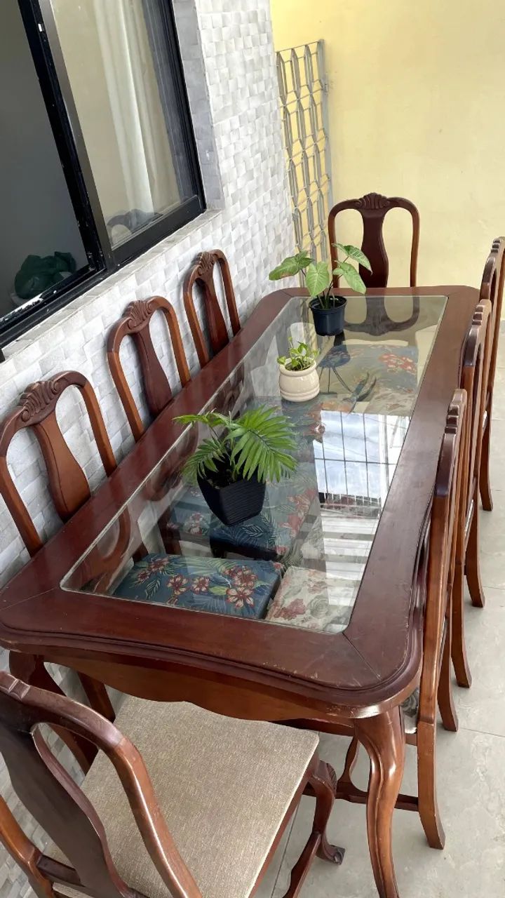 MESA DE JANTAR COM 8 CADEIRAS - Foto 4