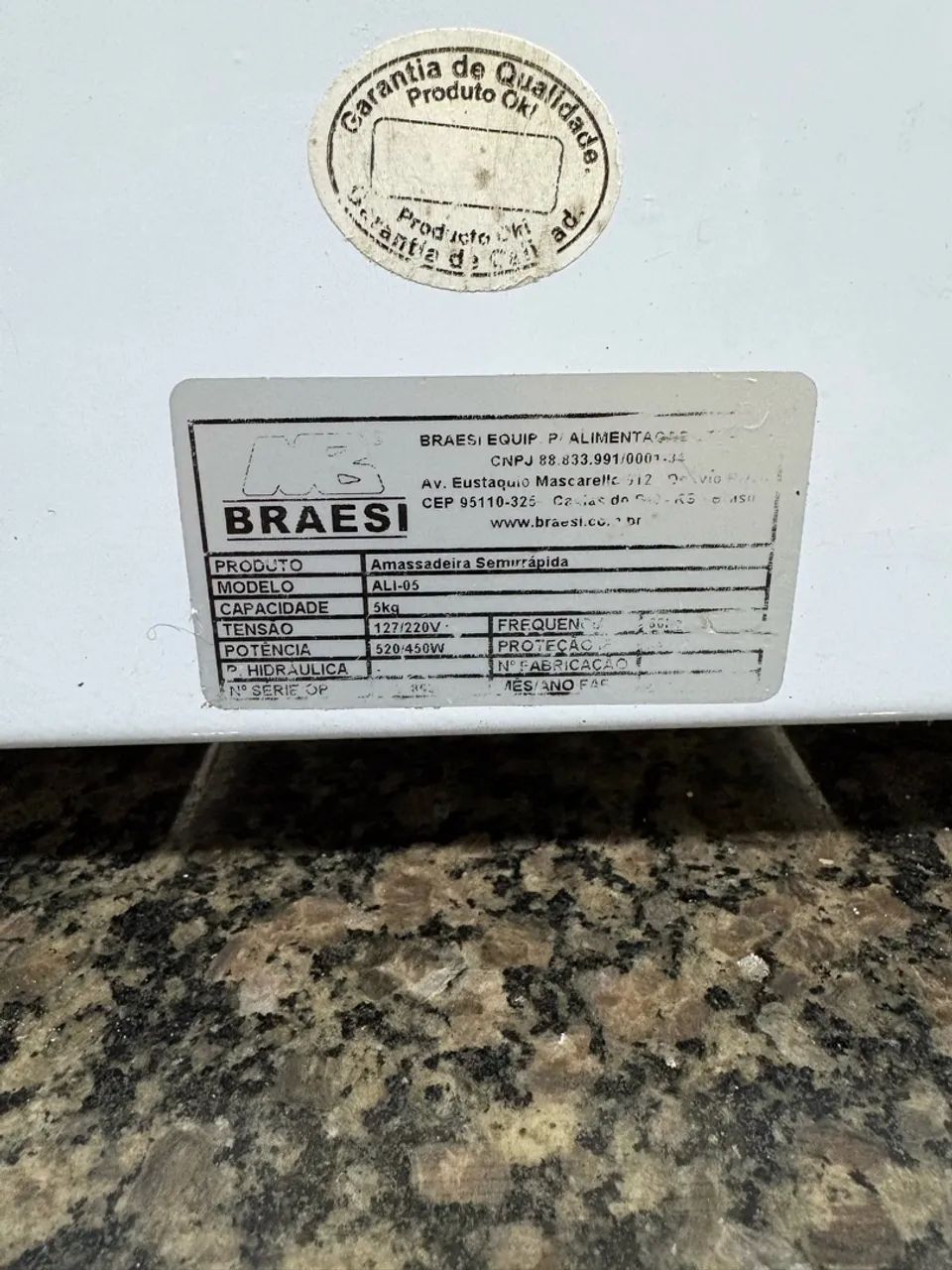 Masseira 5 kg braesi - Foto 5