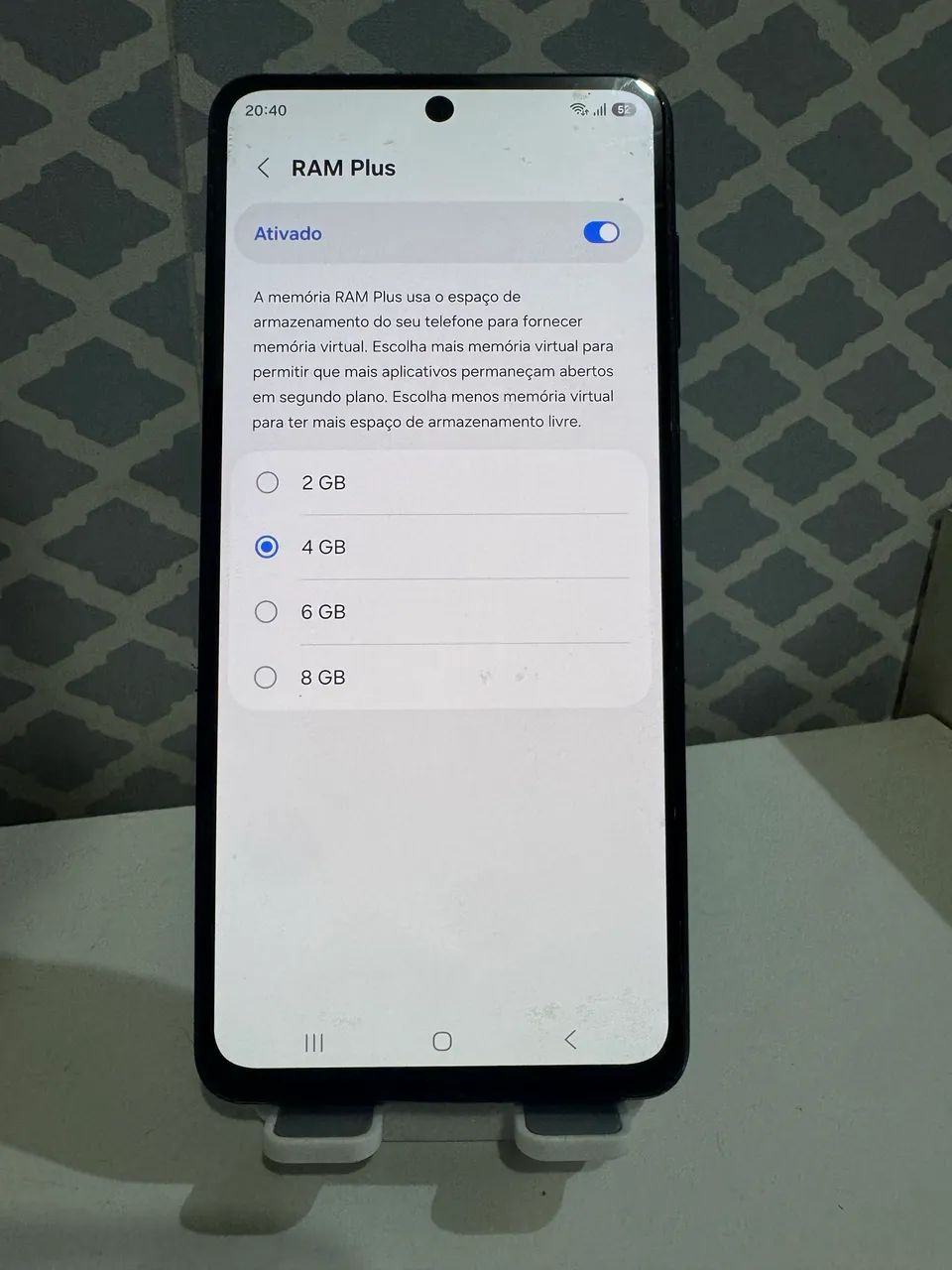 Galaxy M54 5G 128/8+8GB com Carregador Entrego - Foto 5