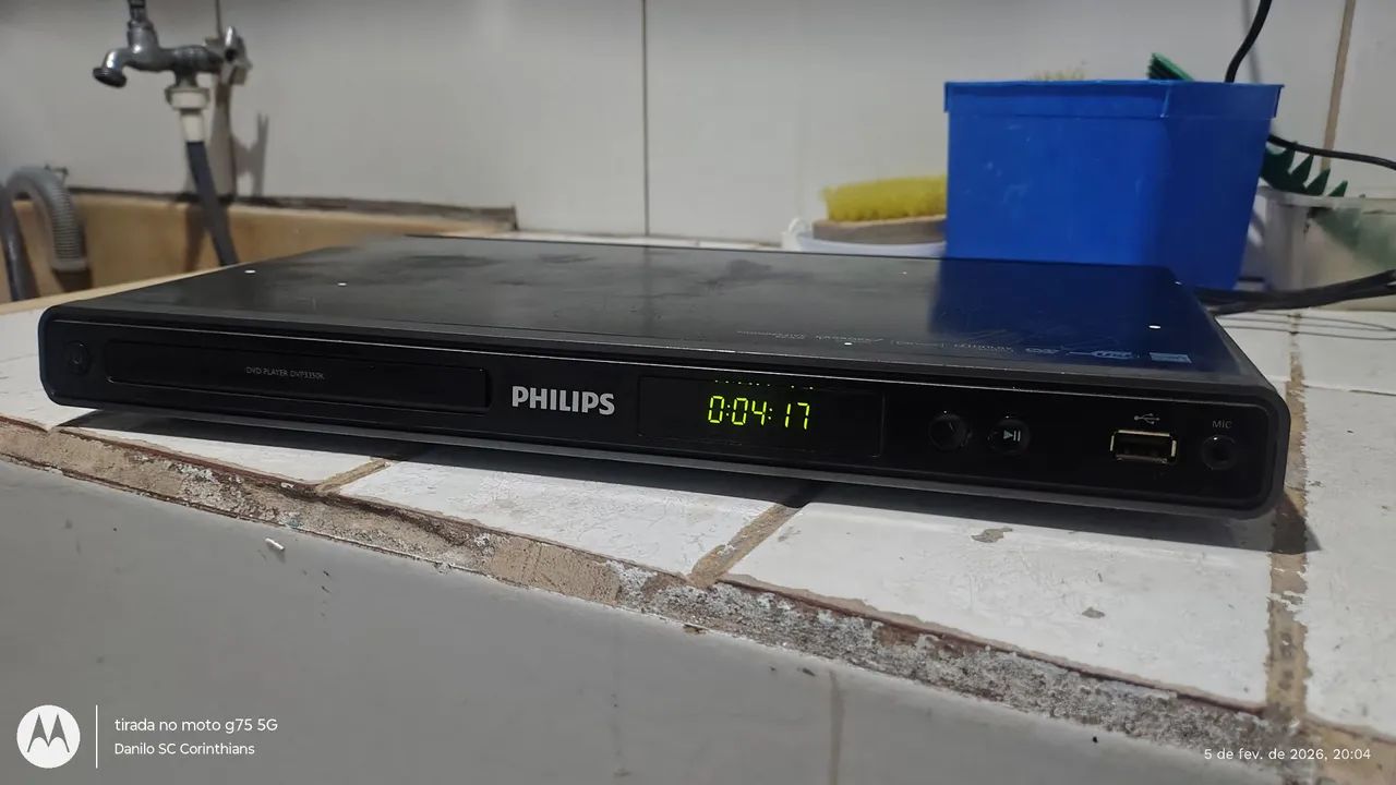 Dvd Philips USB sem controle funciona tudo ok não entrego retira ZL SJC aceitamos Pix  - Foto 3