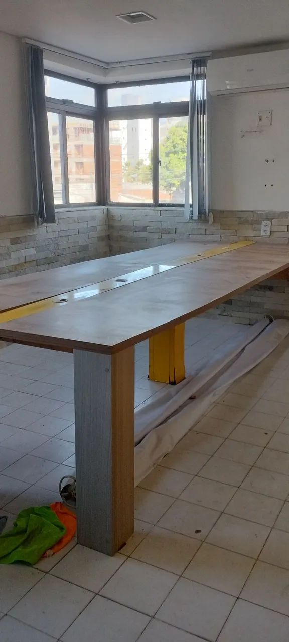 Mesa escritório projetada 3,00m  X 1,20