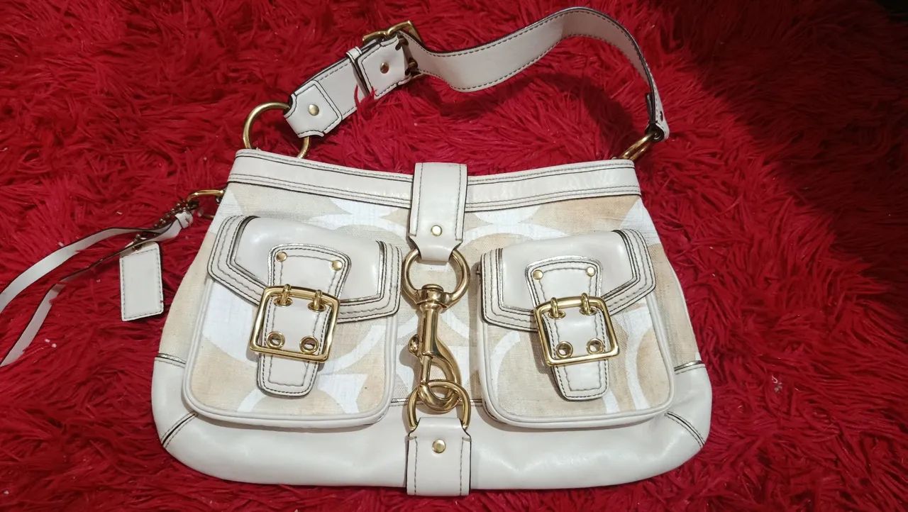 極美品 vintage coach archive y2k west bag COACH Y2K Vintage Chelsea East West Large Luxury Leather Shoulder