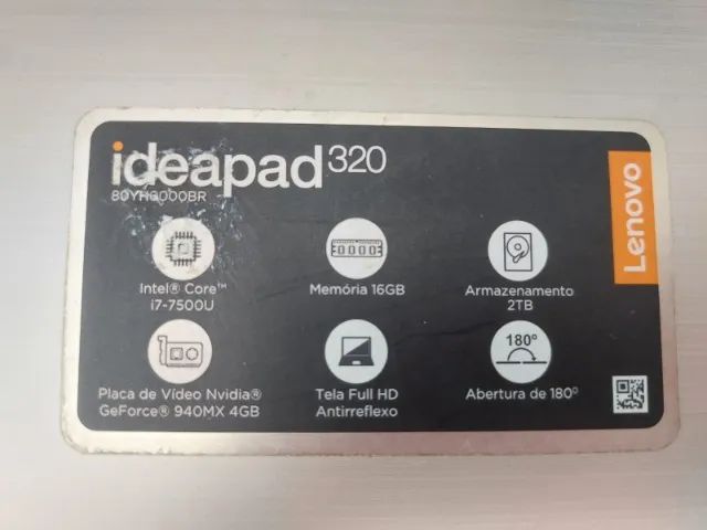 Notebook Lenovo Ideapad 320 Intel CoreI7 - Foto 2