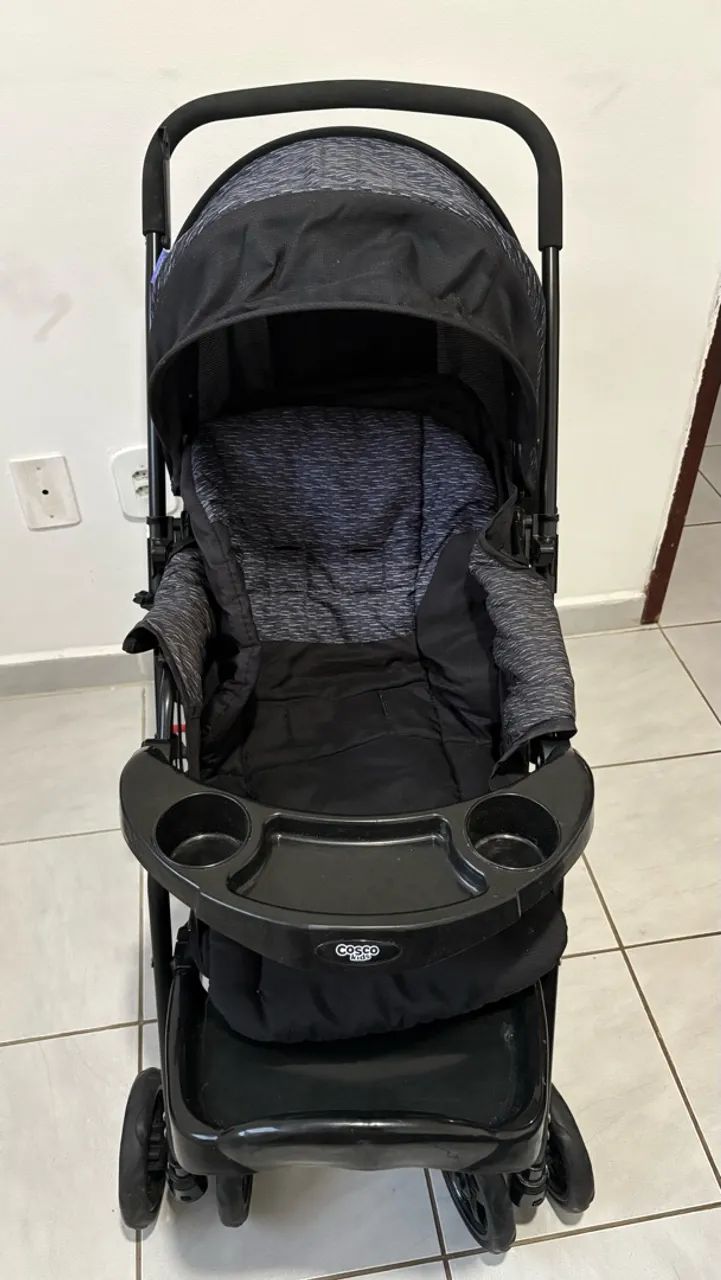 Carrinho + bebê conforto cosco Kids - Foto 3