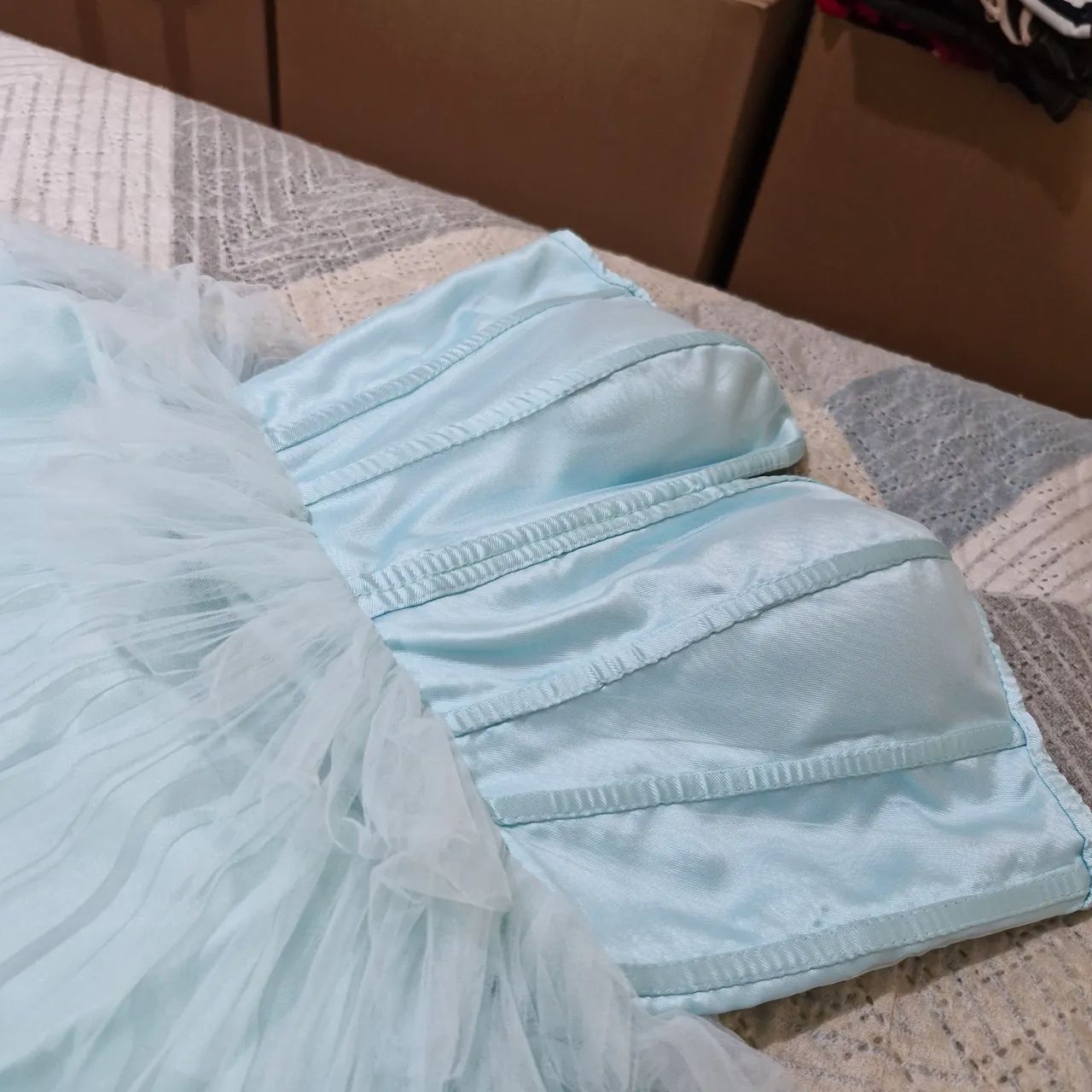 Vestido longo azul lindíssimo.  - Foto 3