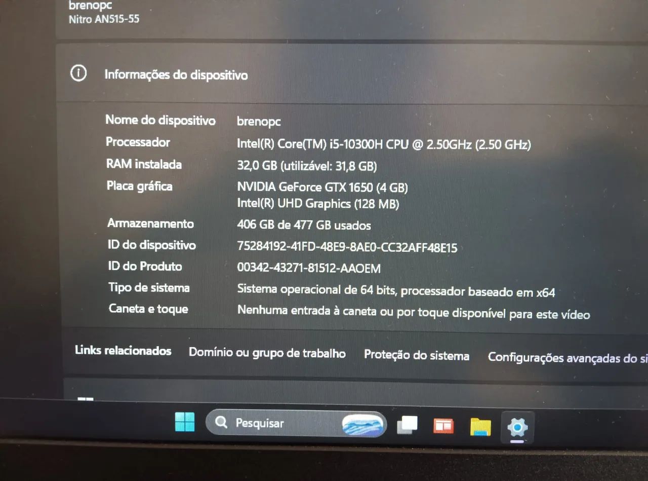 Notebook Acer Nitro 5 - Foto 4