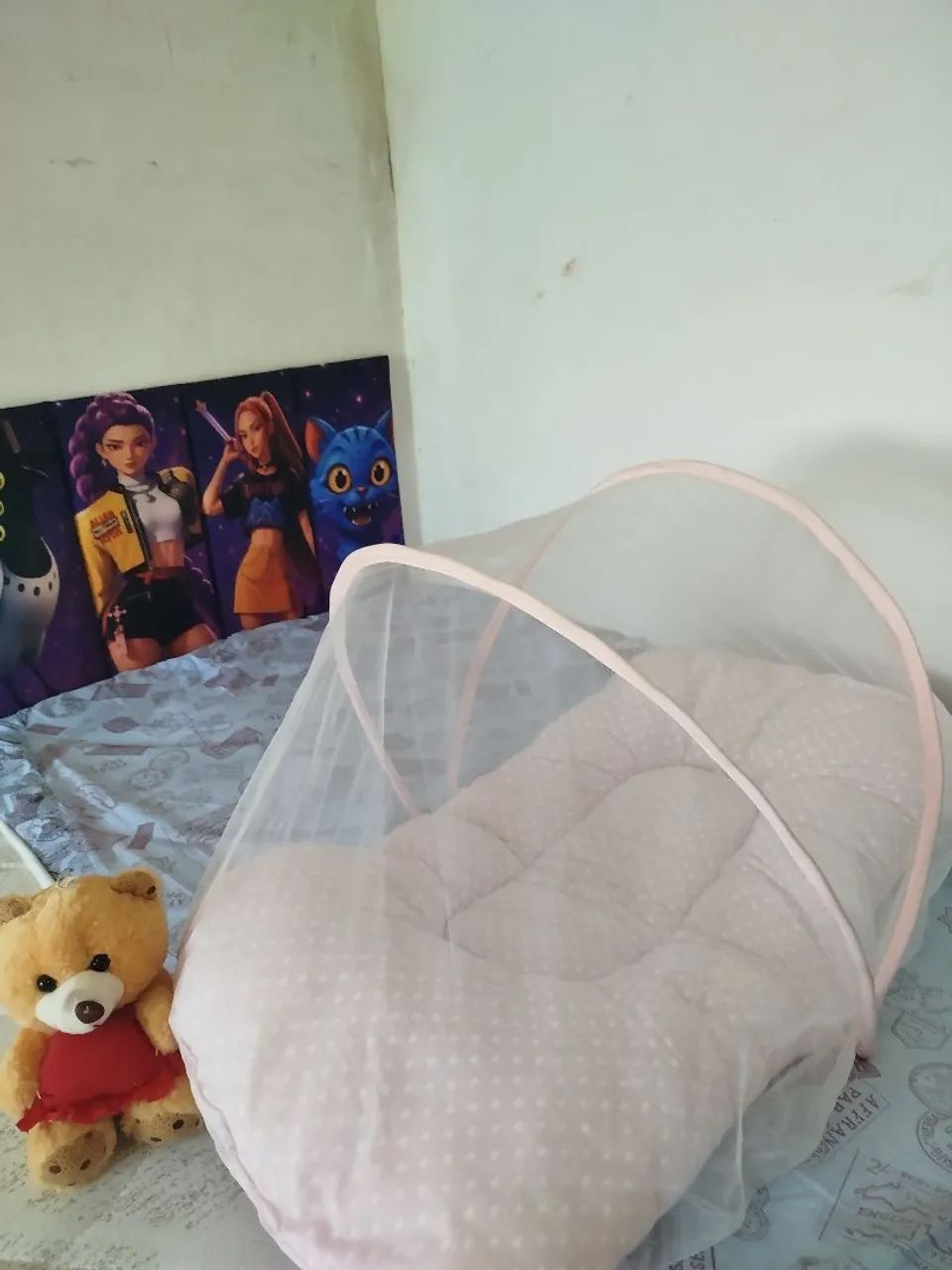 Ninho com mosquiteiro para bebê - Foto 2