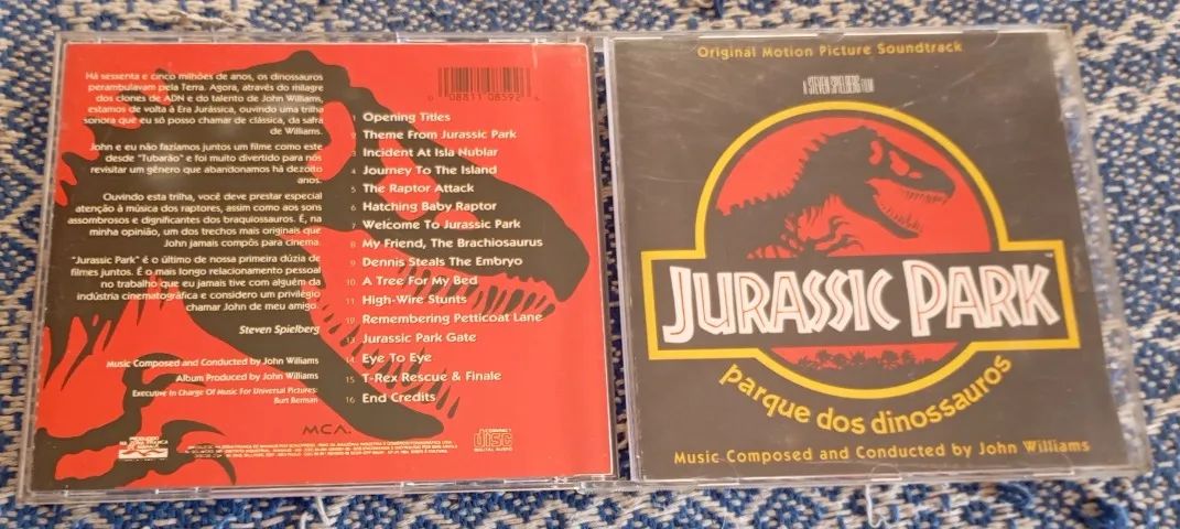 CD Trilha Sonora Jurassic Park