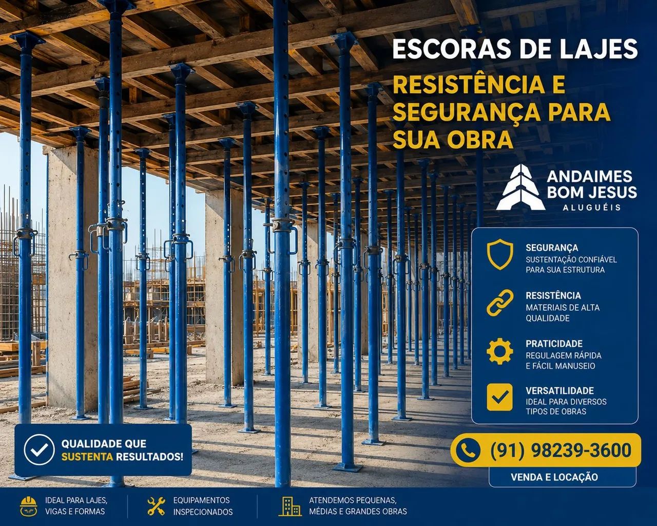 Andaimes e escoras de lajes  - Foto 2