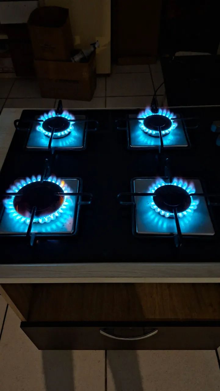 Cooktop usado 4 bocas funcionando perfeitamente  - Foto 2